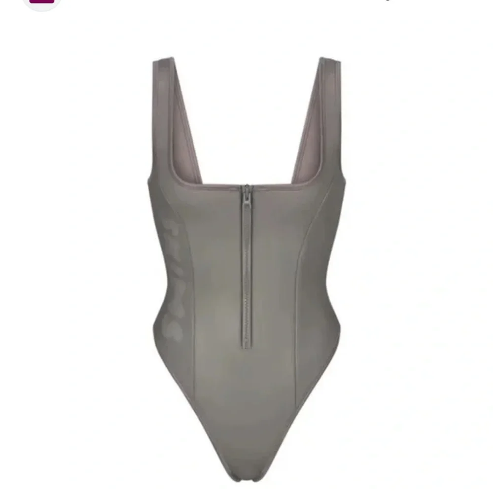 SKIMS RUBBERIZED SCUBA SWIM ONE-PIECE NWT